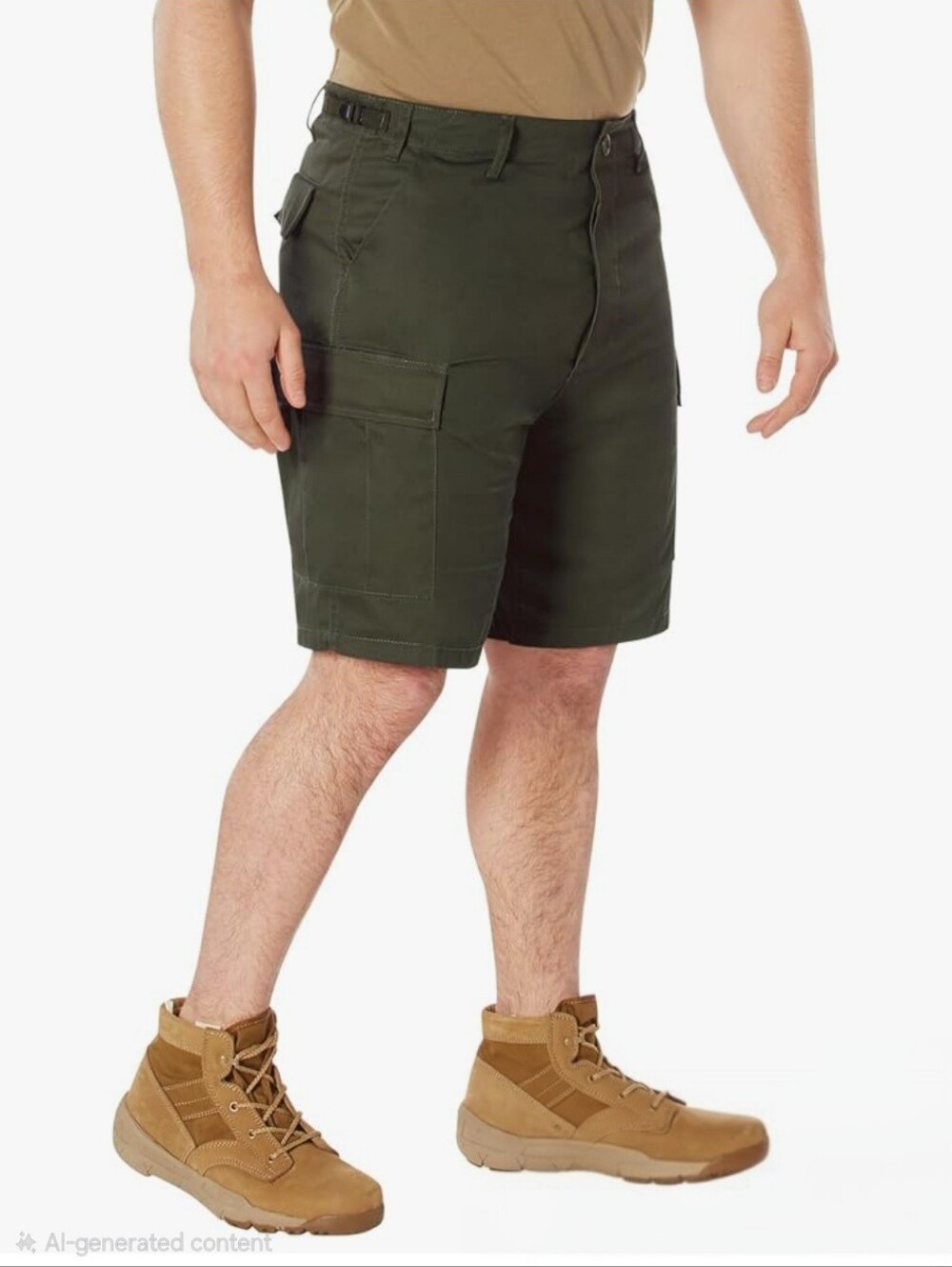 Rothco Men's BDU Cargo Shorts, OD Green/Olive Drab Size Large (Waist 35-39)